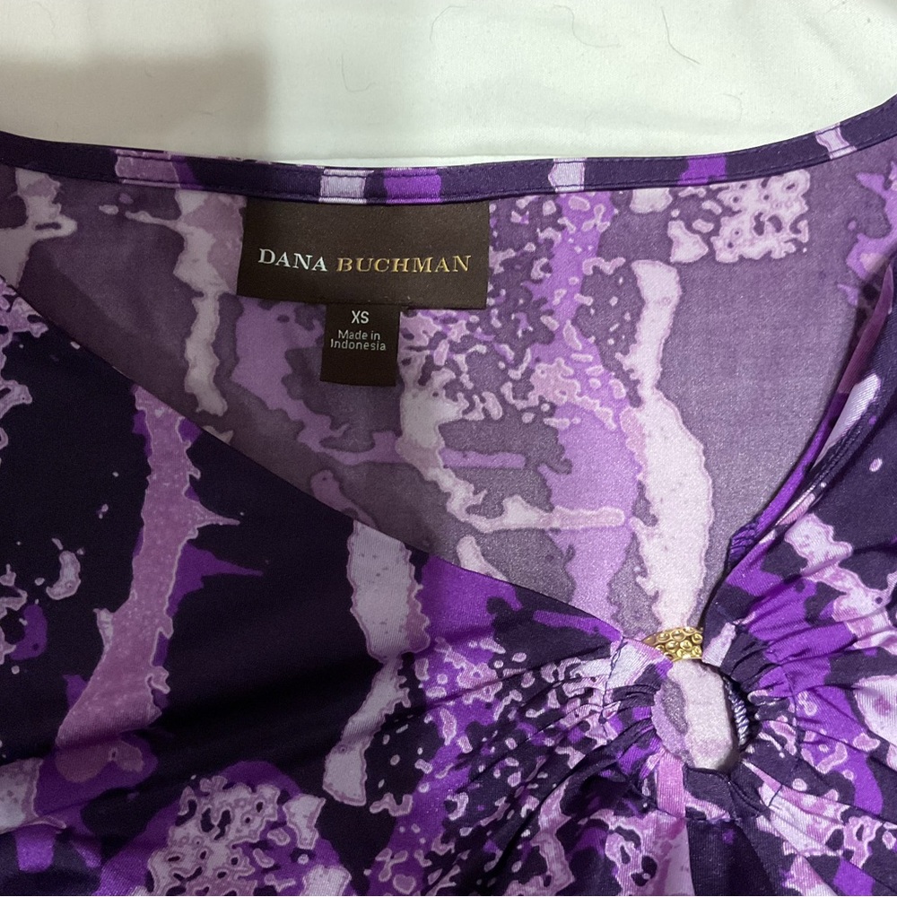 Dana Bachman purple sleeveless top size xs - Picture 2 of 3